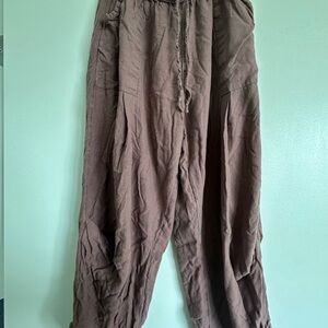 Free People Brown Joggers